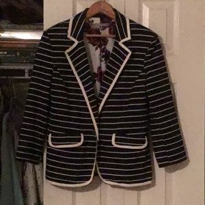 CLOSET CLEAN OUT striped jersey blazer